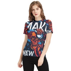 Dont Fear Women s Short Sleeve Rash Guard by Saikumar