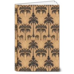 Abstract Design Background Pattern 8  X 10  Hardcover Notebook by Jatiart