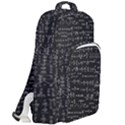 Math Equations Formulas Pattern Double Compartment Backpack View2