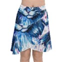 Cat Chiffon Wrap Front Skirt View1