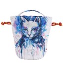 Cat Drawstring Bucket Bag View2