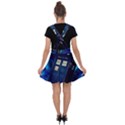 Tardis Doctor Who Space Galaxy Velvet Suspender Skater Skirt View2