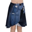 Tardis Doctor Who Planet Chiffon Wrap Front Skirt View1