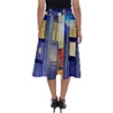 Tardis Wilderness Doctor Who Perfect Length Midi Skirt View2