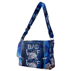 Doctor Who Adventure Bad Wolf Tardis Full Print Messenger Bag (m) by Cendanart