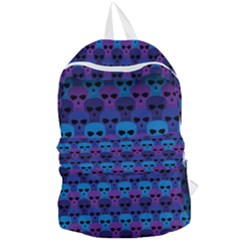 Skull Pattern Wallpaper Foldable Lightweight Backpack by Ket1n9