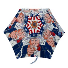 Independence Day United States Of America Mini Folding Umbrellas by Ket1n9