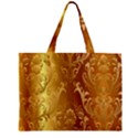 Golden Pattern Vintage Gradient Vector Zipper Mini Tote Bag View1