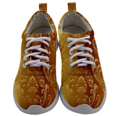 Golden Pattern Vintage Gradient Vector Mens Athletic Shoes by Ket1n9