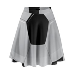 Soccer Ball High Waist Skirt by Ket1n9