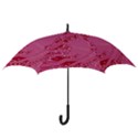 Pink Circuit Pattern Hook Handle Umbrellas (Large) View3