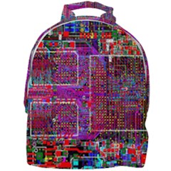 Technology Circuit Board Layout Pattern Mini Full Print Backpack by Ket1n9