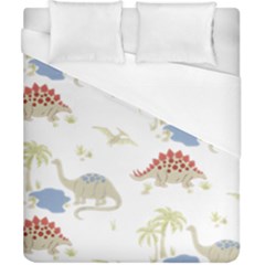 Dinosaur Art Pattern Duvet Cover (california King Size) by Ket1n9