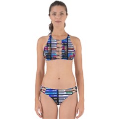 Vintage Cassette Music Old Record Retro Tape Perfectly Cut Out Bikini Set by Cendanart