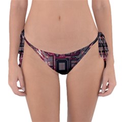 Chip Retro Technology Reversible Bikini Bottoms by Cendanart