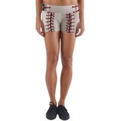 Baseball Yoga Shorts by Ket1n9