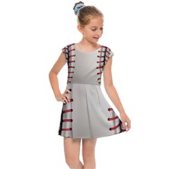 Baseball Kids  Cap Sleeve Dress by Ket1n9