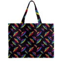 Alien Patterns Vector Graphic Zipper Mini Tote Bag View2