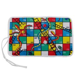 Snakes And Ladders Pen Storage Case (l) by Ket1n9