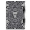 Dark Horror Skulls Pattern 5.5  x 8.5  Notebook View2