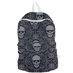 Dark Horror Skulls Pattern Foldable Lightweight Backpack by Ket1n9