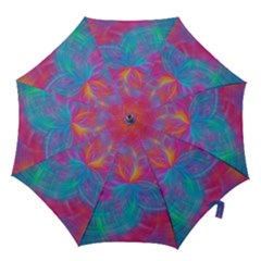Abstract Fantastic Ractal Gradient Hook Handle Umbrellas (medium) by Ket1n9