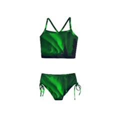 Aurora Borealis Northern Lights Girls  Tankini Swimsuit by Ket1n9