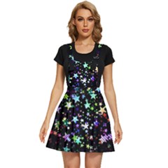 Christmas Star Gloss Lights Light Apron Dress by Ket1n9