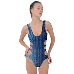 Data Computer Internet Online Side Cut Out Swimsuit by Ket1n9