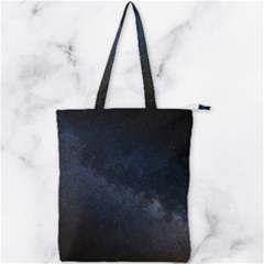 Cosmos Dark Hd Wallpaper Milky Way Double Zip Up Tote Bag by Ket1n9