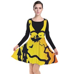 Halloween Night Terrors Plunge Pinafore Dress by Ket1n9