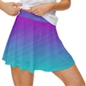 Background Pink Blue Gradient Women s Skort View3