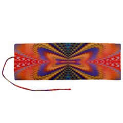 Fresh Watermelon Slices Texture Roll Up Canvas Pencil Holder (m) by Ket1n9