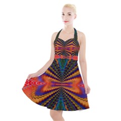 Watermelon Wallpapers  Creative Illustration And Patterns Halter Party Swing Dress  by Ket1n9