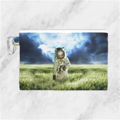 Astronaut Canvas Cosmetic Bag (large) by Ket1n9