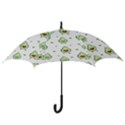 Cute Seamless Pattern With Avocado Lovers Hook Handle Umbrellas (Medium) View3