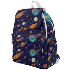 Space Galaxy Planet Universe Stars Night Fantasy Top Flap Backpack by Ket1n9