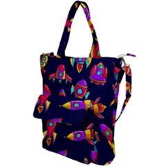 Space Patterns Shoulder Tote Bag by Hannah976