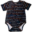 Close Up Code Coding Computer Baby Short Sleeve Bodysuit View1