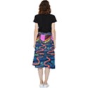 Grateful Dead Wallpaper Frill Hi Low Chiffon Skirt View2