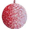 Christmas New Year Snowflake Deer Round Trivet View1