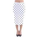 Star Velvet Midi Pencil Skirt View1