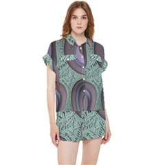 Converge Diverge Mingle Mix Divide Chiffon Lounge Set by Paksenen