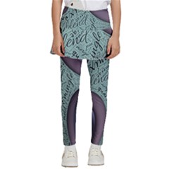 Converge Diverge Mingle Mix Divide Kids  Skirted Pants by Paksenen