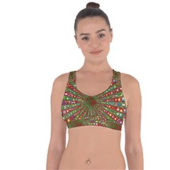 Emoji Hearts Valentine Universe Cross String Back Sports Bra by Paksenen