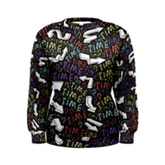 Love Hearts Valentine Red Symbol Women s Sweatshirt by Paksenen