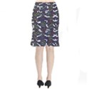 Time Nonlinear Curved Undirected Short Mermaid Skirt View2