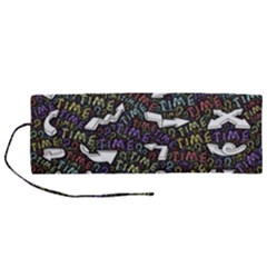 Time Nonlinear Curved Undirected Roll Up Canvas Pencil Holder (m) by Paksenen
