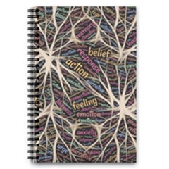 Mental Human Experience Mindset Pattern 5 5  X 8 5  Notebook by Paksenen