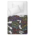 Time Nonlinear Curved Undirected Duvet Cover (Single Size) View1